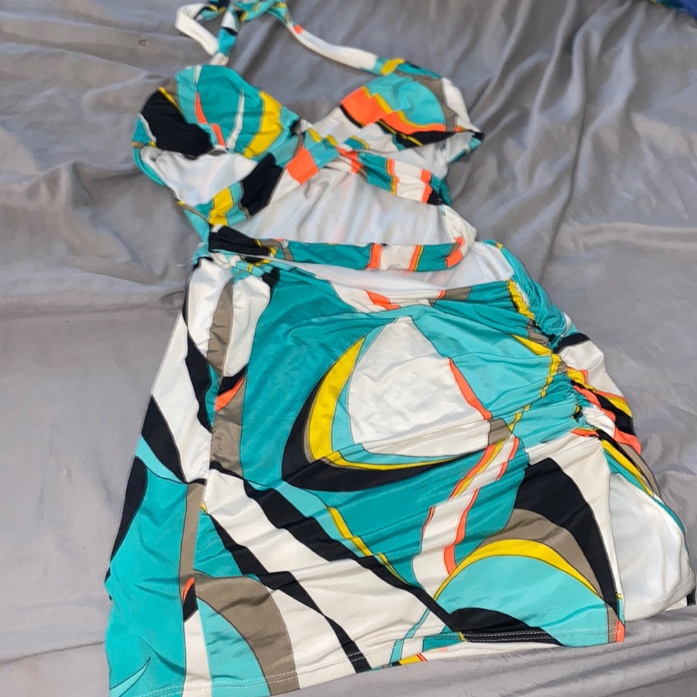 Colorful vacation dress